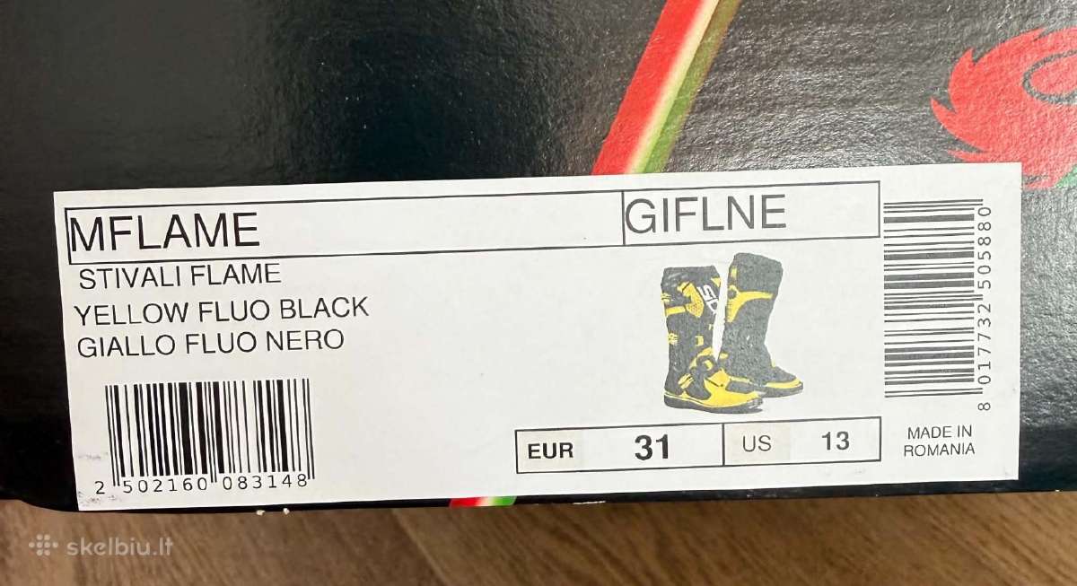 Sidi Flame vaikiški motociklo batai - nuotraukos Nr. 8