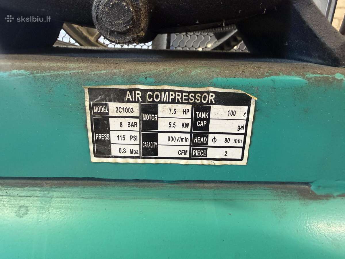 Oro kompresorius Herkmann (Galingas, 900l/min) - nuotraukos Nr. 2