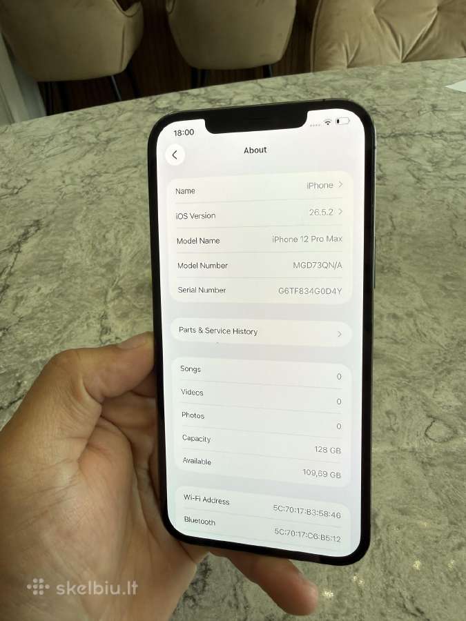 iPhone 12 pro max, 128gb - nuotraukos Nr. 5