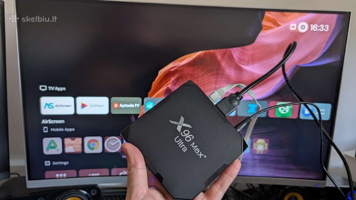 Android TV priedėlis „X96 Max Plus Ultra“ 4/64gb - nuotraukos Nr. 7