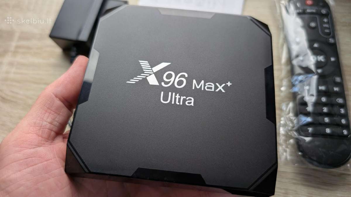 Android TV priedėlis „X96 Max Plus Ultra“ 4/64gb - nuotraukos Nr. 2