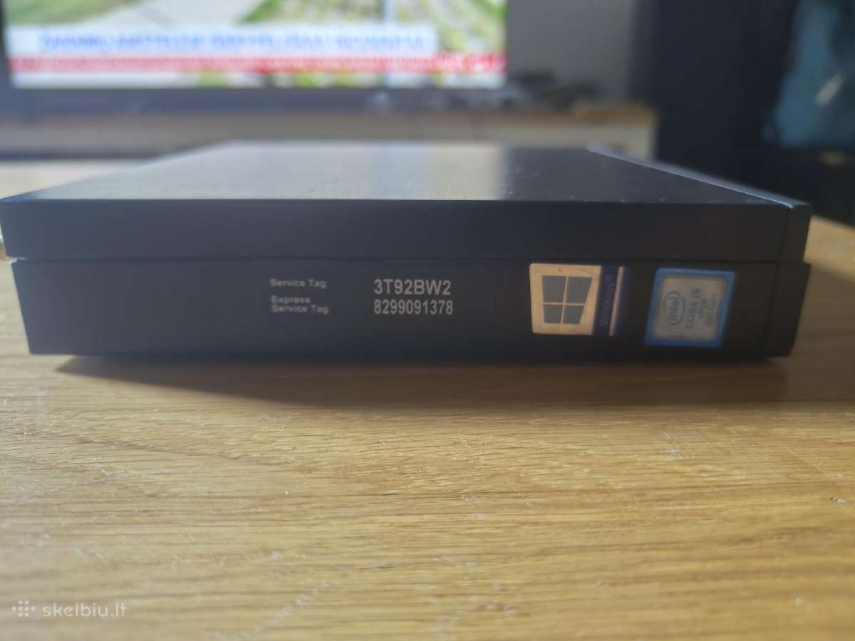 Optiplex 7060 micro. I5/8gb/256gb/wi-fi + bt - nuotraukos Nr. 2