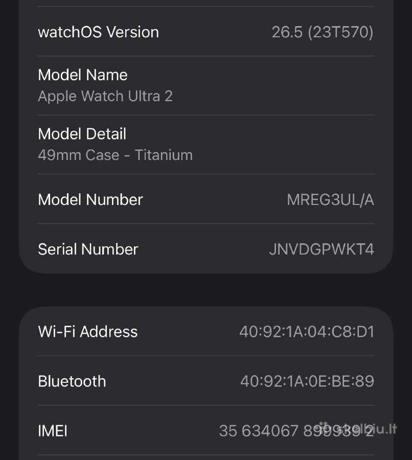 Apple Watch Ultra 2 - nuotraukos Nr. 4