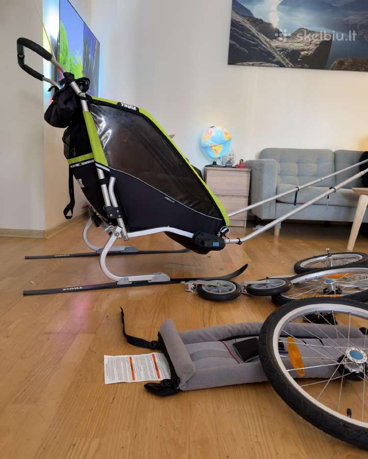 Dviračio priekaba Thule Chariot Cheetah XT 1 5in1 - nuotraukos Nr. 9