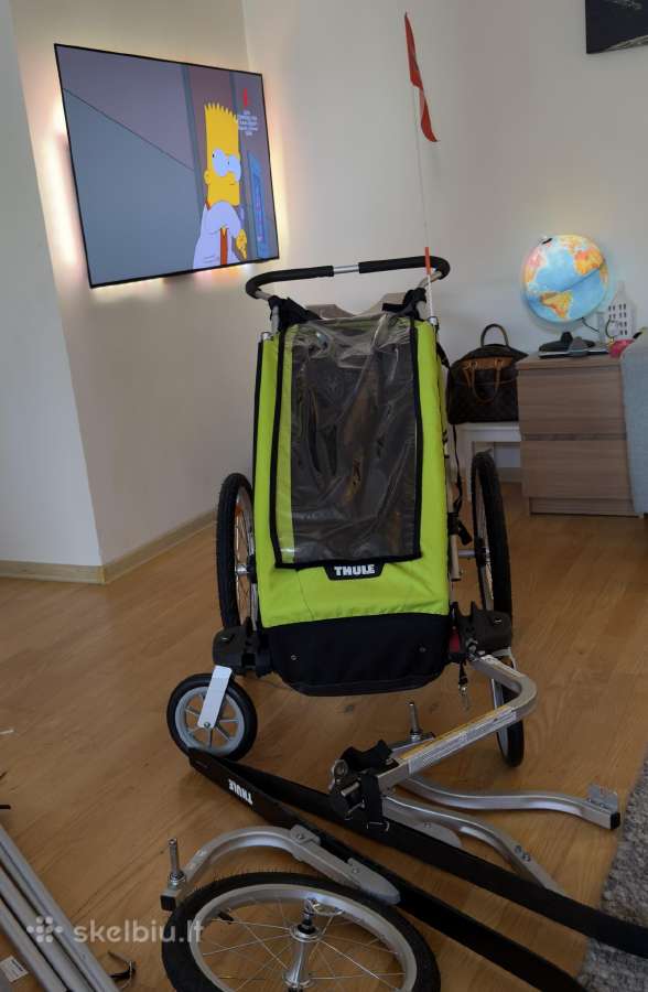 Dviračio priekaba Thule Chariot Cheetah XT 1 5in1 - nuotraukos Nr. 13