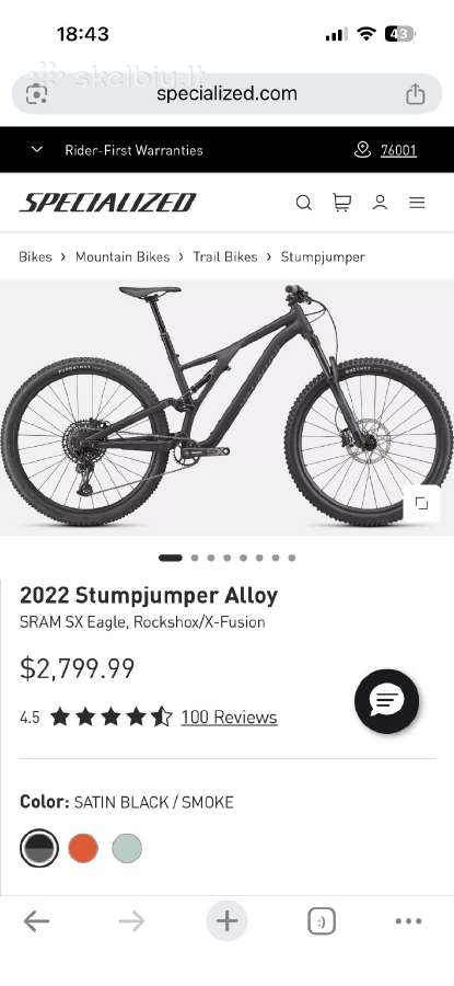 Specialized full 29, M dydis, 1x12 sram - nuotraukos Nr. 14