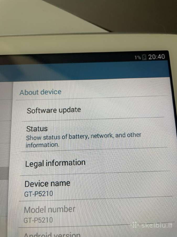 Samsung Galaxy Tab 3 10.1 P5210 - nuotraukos Nr. 4