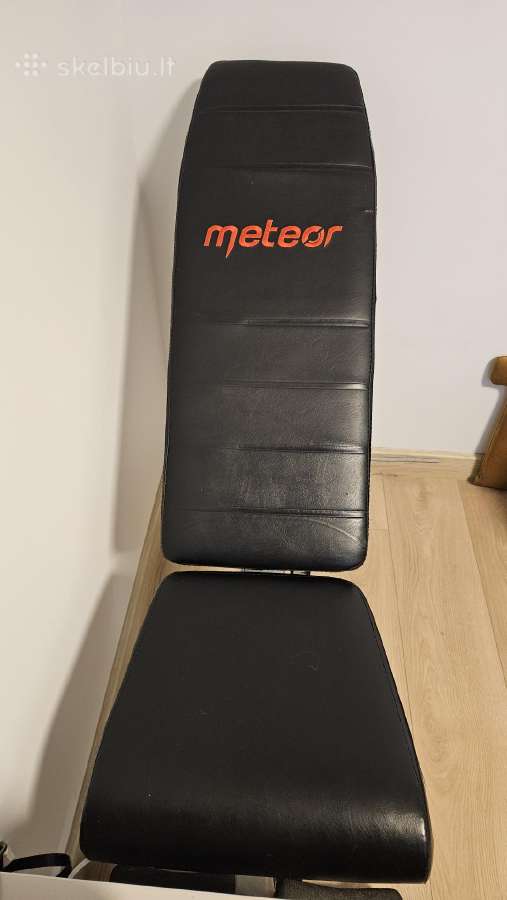 Sporto suoliukas Meteor + chromuoti hanteliai - nuotraukos Nr. 4