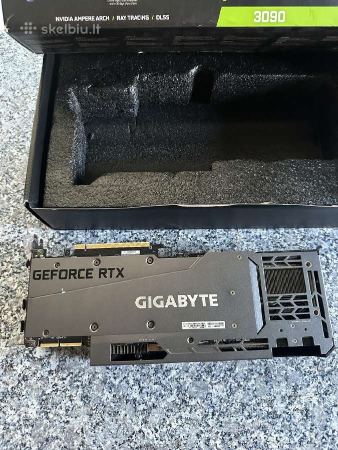 Gigabyte Geforce Rtx 3090 24gb Gddr6x - nuotraukos Nr. 6