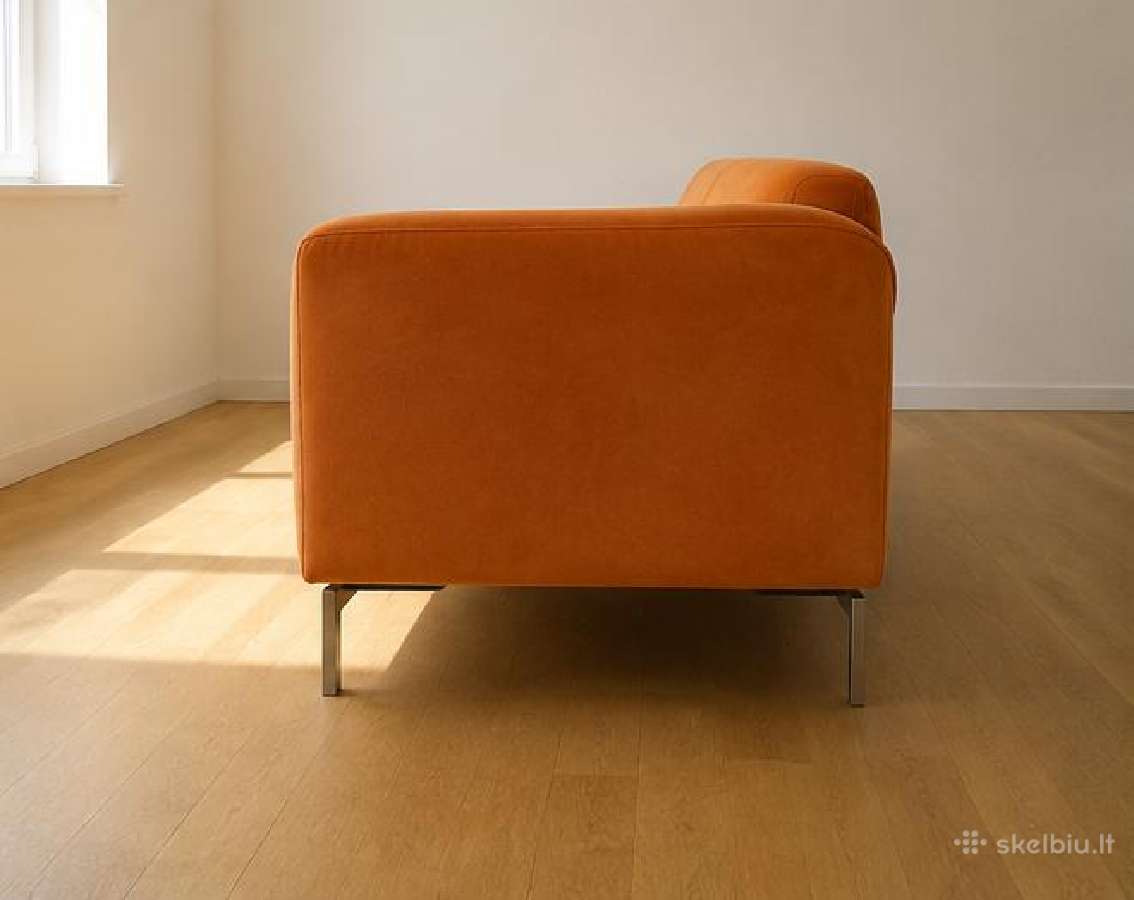 Originali Rolf Benz dizainerio sofa, oranžinė - nuotraukos Nr. 3