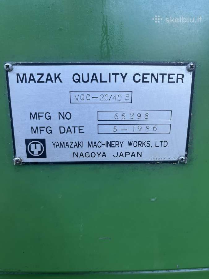 CNC staklės Mazak vax-20/40b - nuotraukos Nr. 7