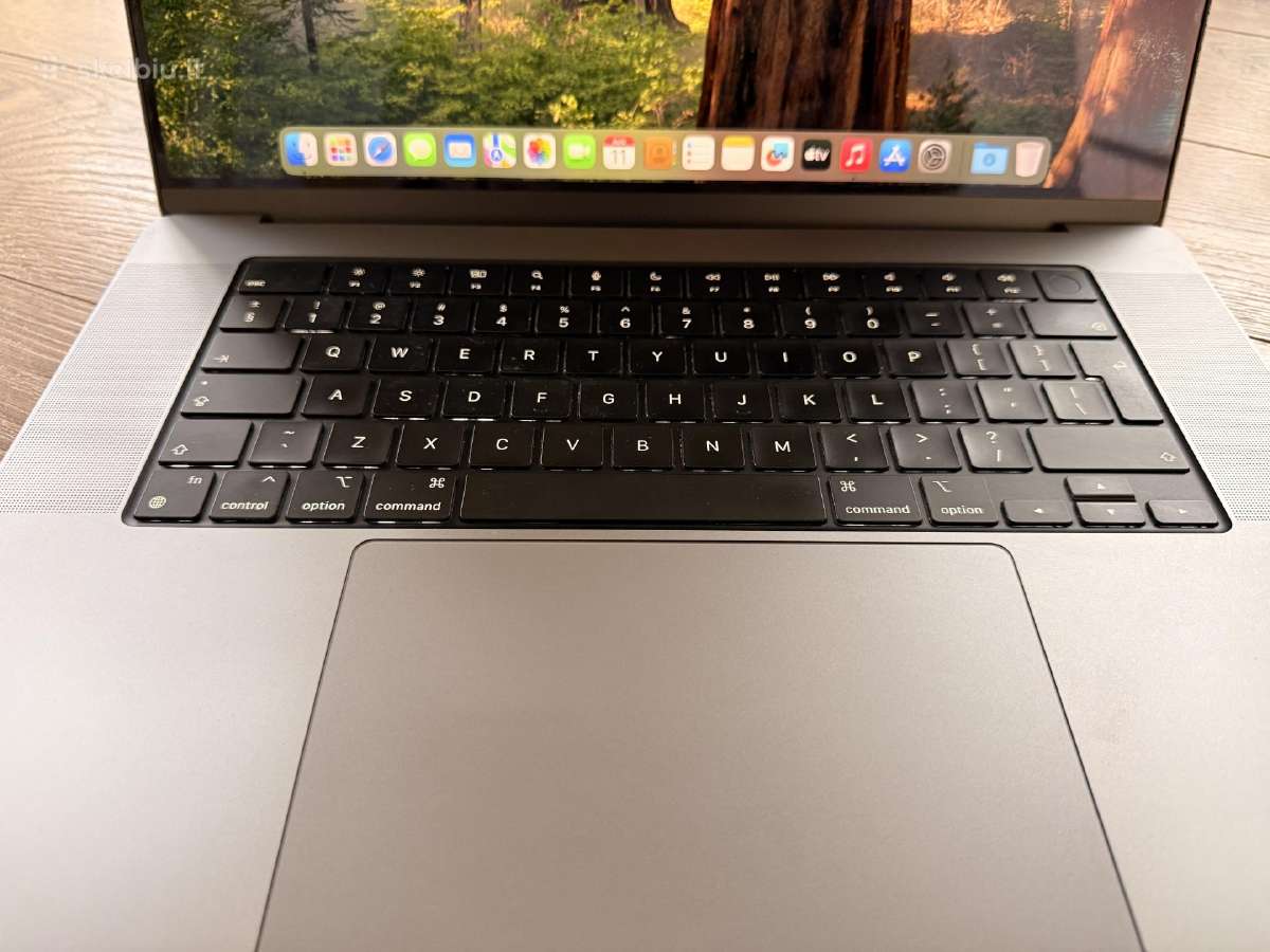 MacBook Pro 16" M1 Pro 16gb/1tb Space Gray 9 - nuotraukos Nr. 7