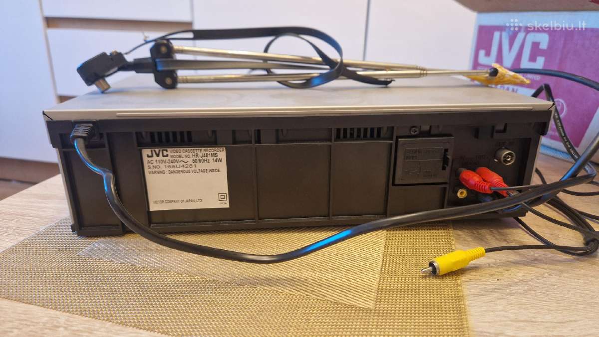 JVC Vhs vaizdo grotuvas Hr-j481ms su pulteliu - nuotraukos Nr. 3