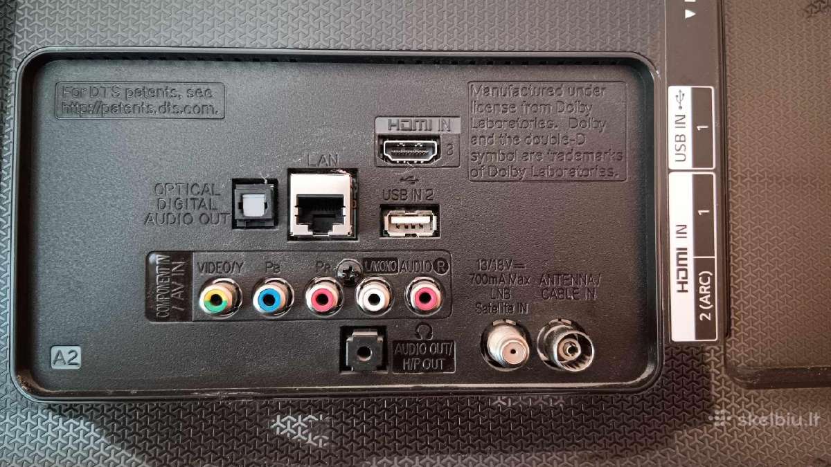 Išmanus smart televizorius LG 55" įskeltas ekranas - nuotraukos Nr. 4