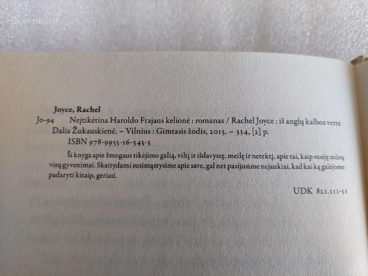 Neįtikėtina Haroldo Frajaus kelionė - nuotraukos Nr. 3