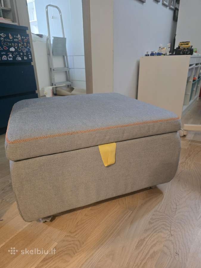 Ikea Slakt viengulė lova su pufu - nuotraukos Nr. 5