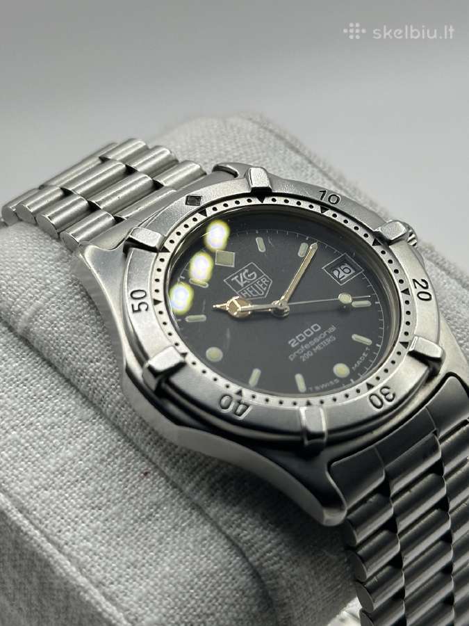 Naudotas Tag Heuer 38mm 2000 professional quartz - nuotraukos Nr. 3
