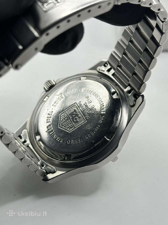 Naudotas Tag Heuer 38mm 2000 professional quartz - nuotraukos Nr. 6