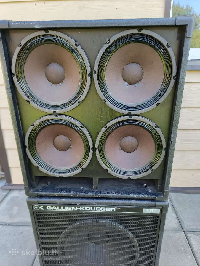 Vintaziniai bass kabinetai Gallien krueger - nuotraukos Nr. 3