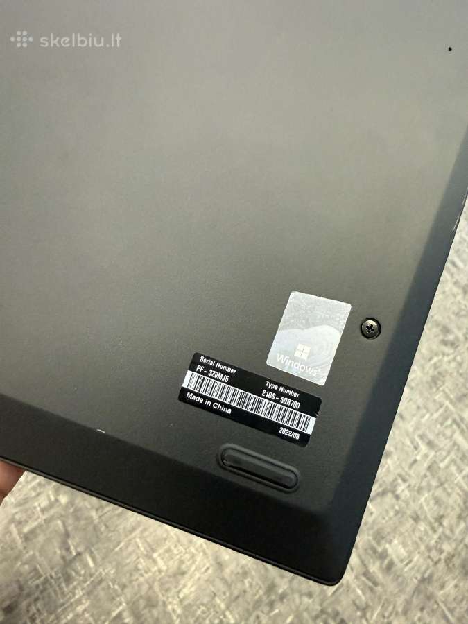 Lenovo Thinkpad T14s Gen 3 i7-1260p / 32gb / 1tb - nuotraukos Nr. 7