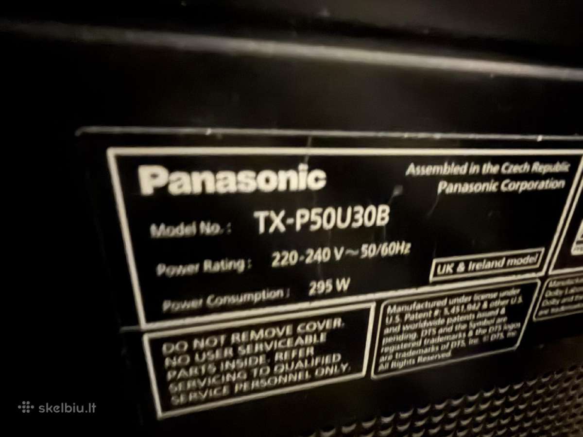 Panasonic 50 televizorius - nuotraukos Nr. 2