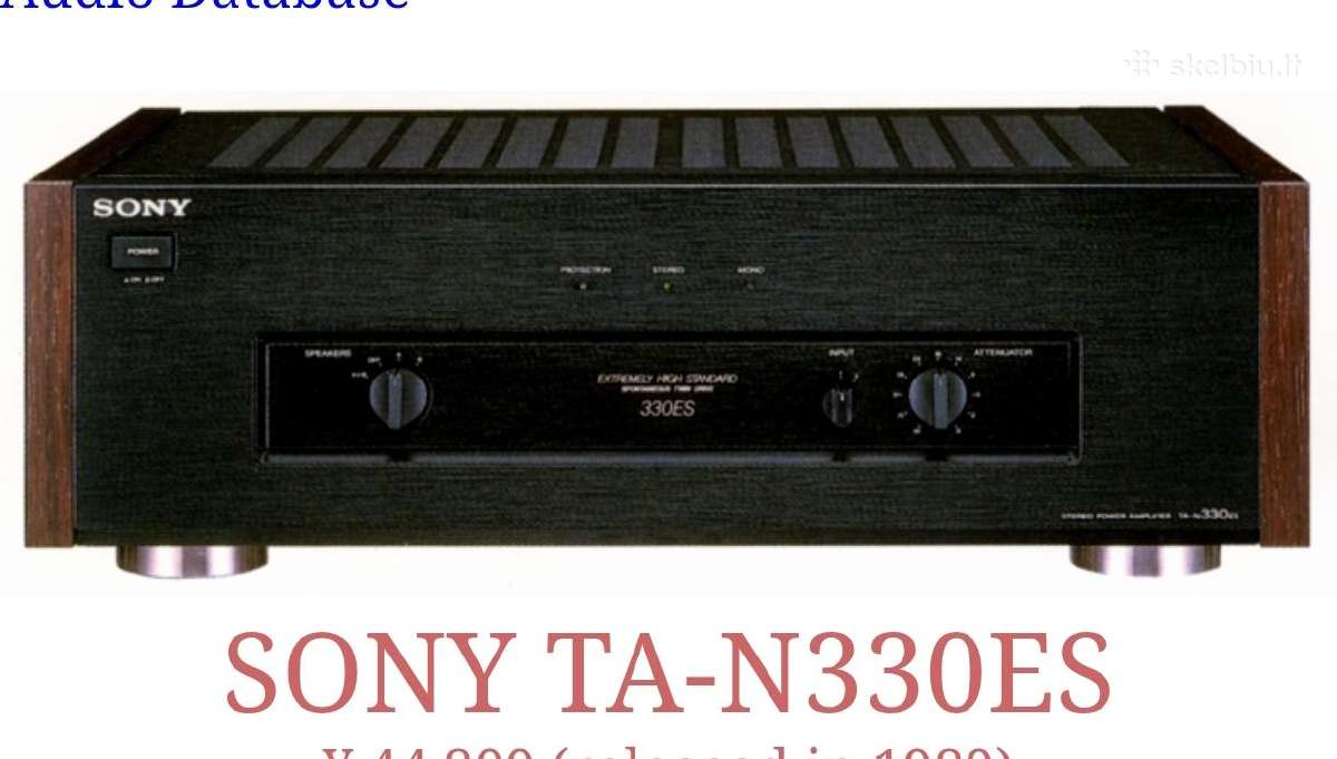 Sony Ta-n330es galios stiprintuvas - nuotraukos Nr. 2