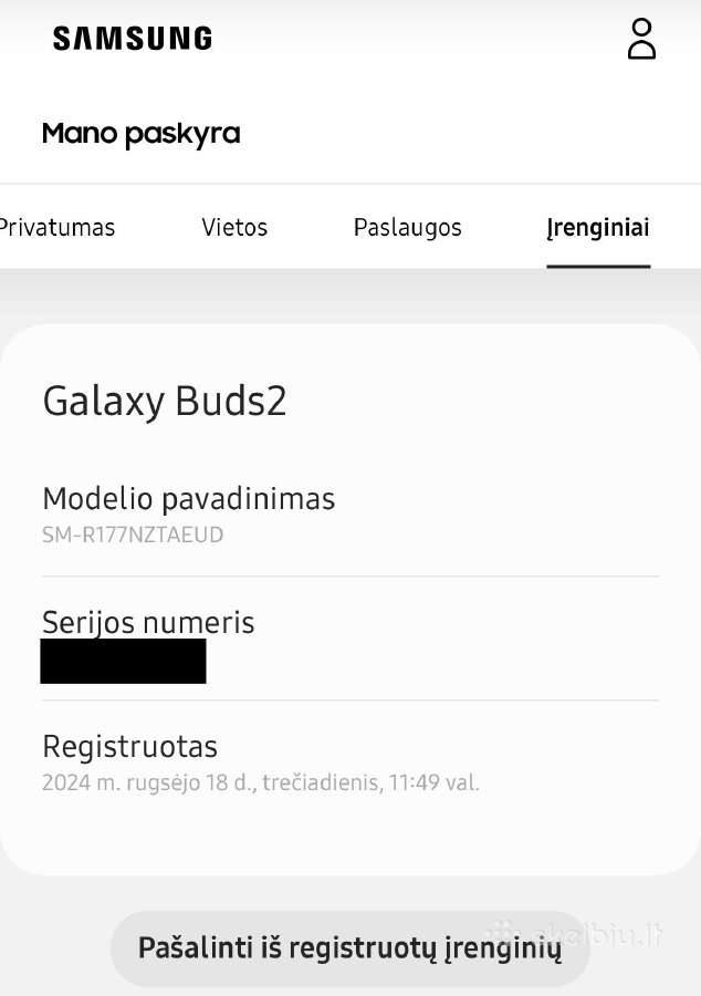 Samsung galaxy buds 2 - nuotraukos Nr. 10