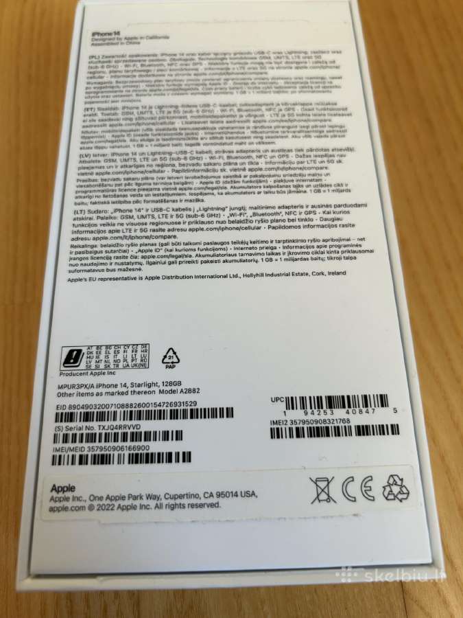 iPhone 14 128 GB - nuotraukos Nr. 8