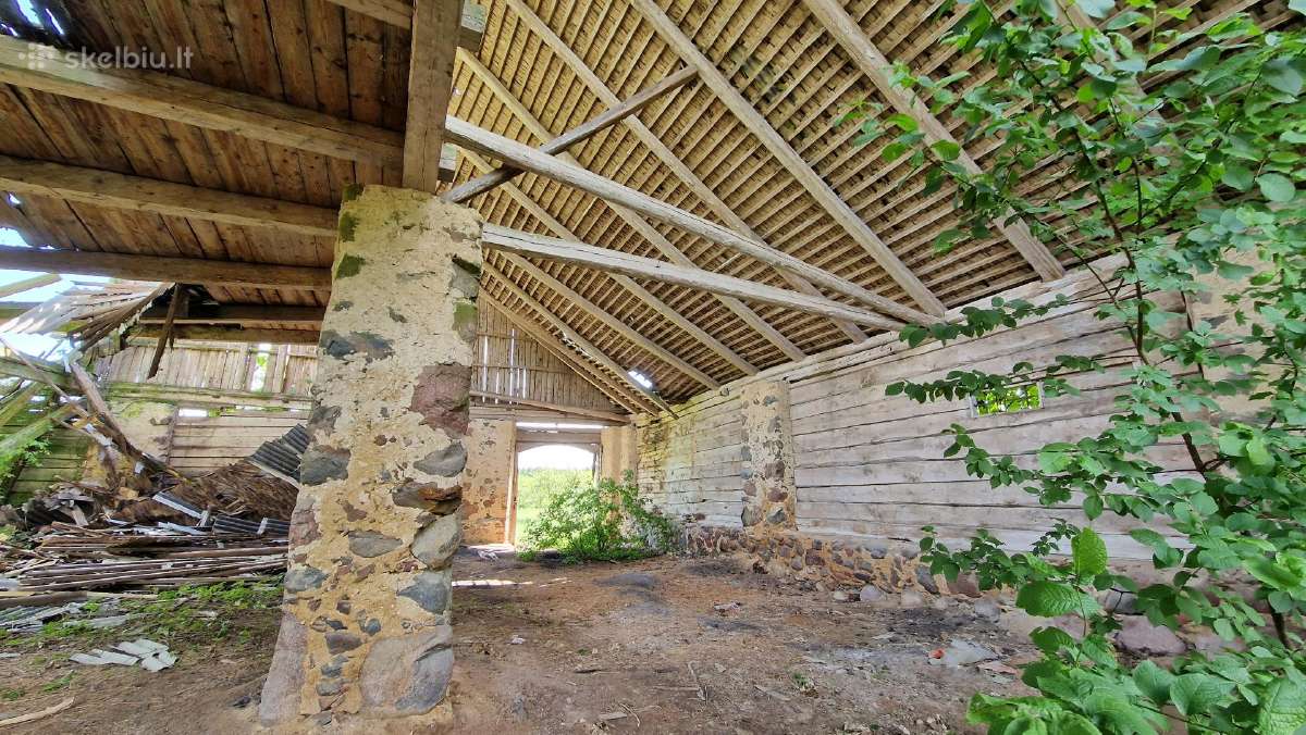 Sklypas su buvusio dvaro kluono griuvėsiais - nuotraukos Nr. 3