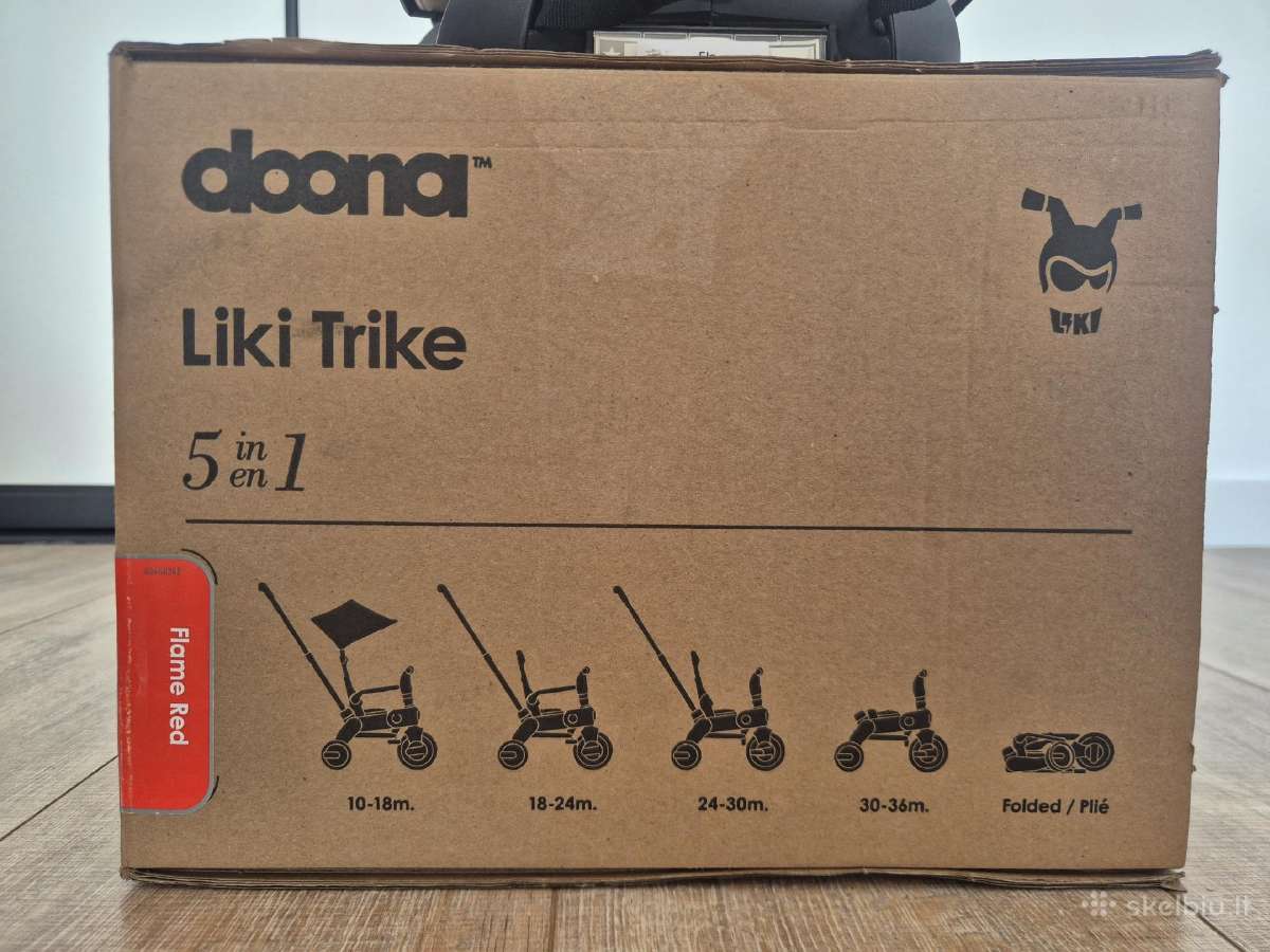 Doona Liki Trike S1 5-in-1 triratukas - nuotraukos Nr. 13