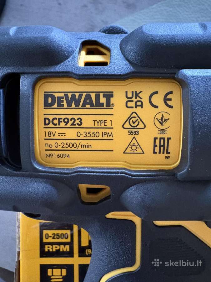 Dewalt smūginis veržliasukis - nuotraukos Nr. 4