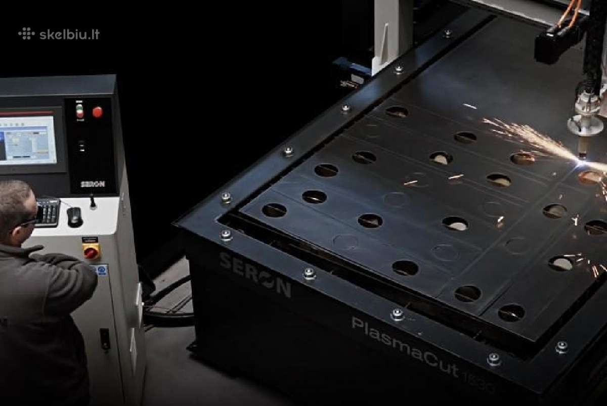 CNC plazminio pjovimo staklės Seron 2060 - nuotraukos Nr. 4