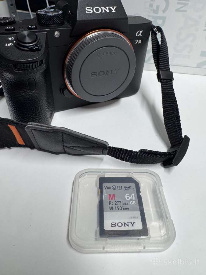 Sony a7III (7m3) body mažai naudotas - nuotraukos Nr. 6