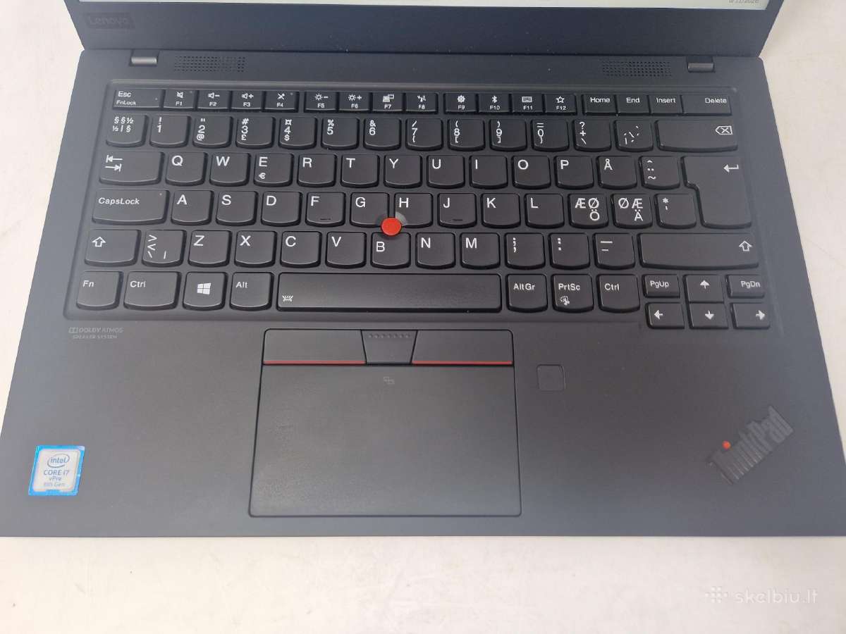 Thinkpad X1 Carbon 7th i7-8665u / 16gb / 512ssd - nuotraukos Nr. 5