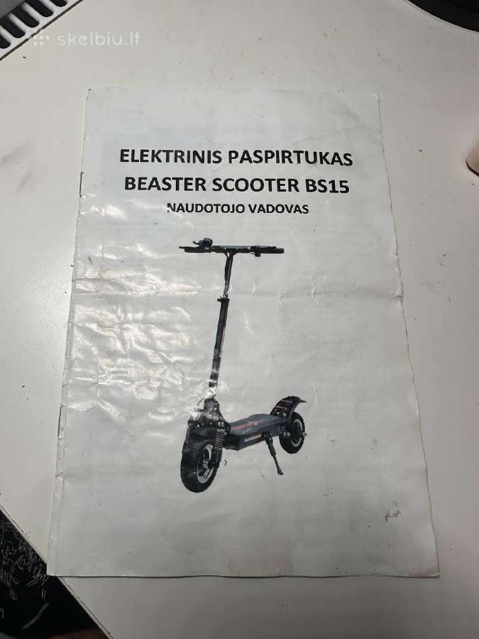 Beaster scooter bs15 - nuotraukos Nr. 2