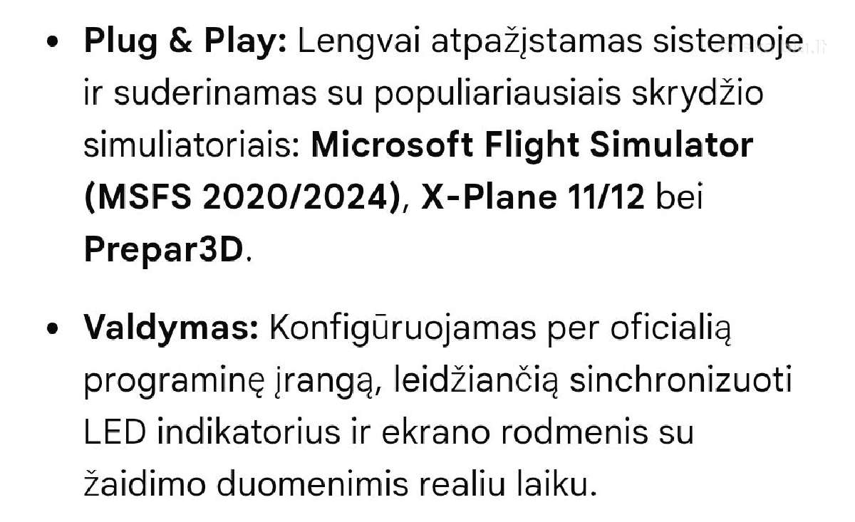 Winwing valdymo pultas - nuotraukos Nr. 6