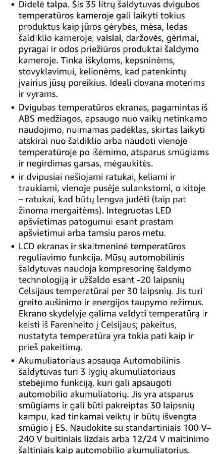 Automobilinis nešiojamas šaldytuvas - nuotraukos Nr. 6
