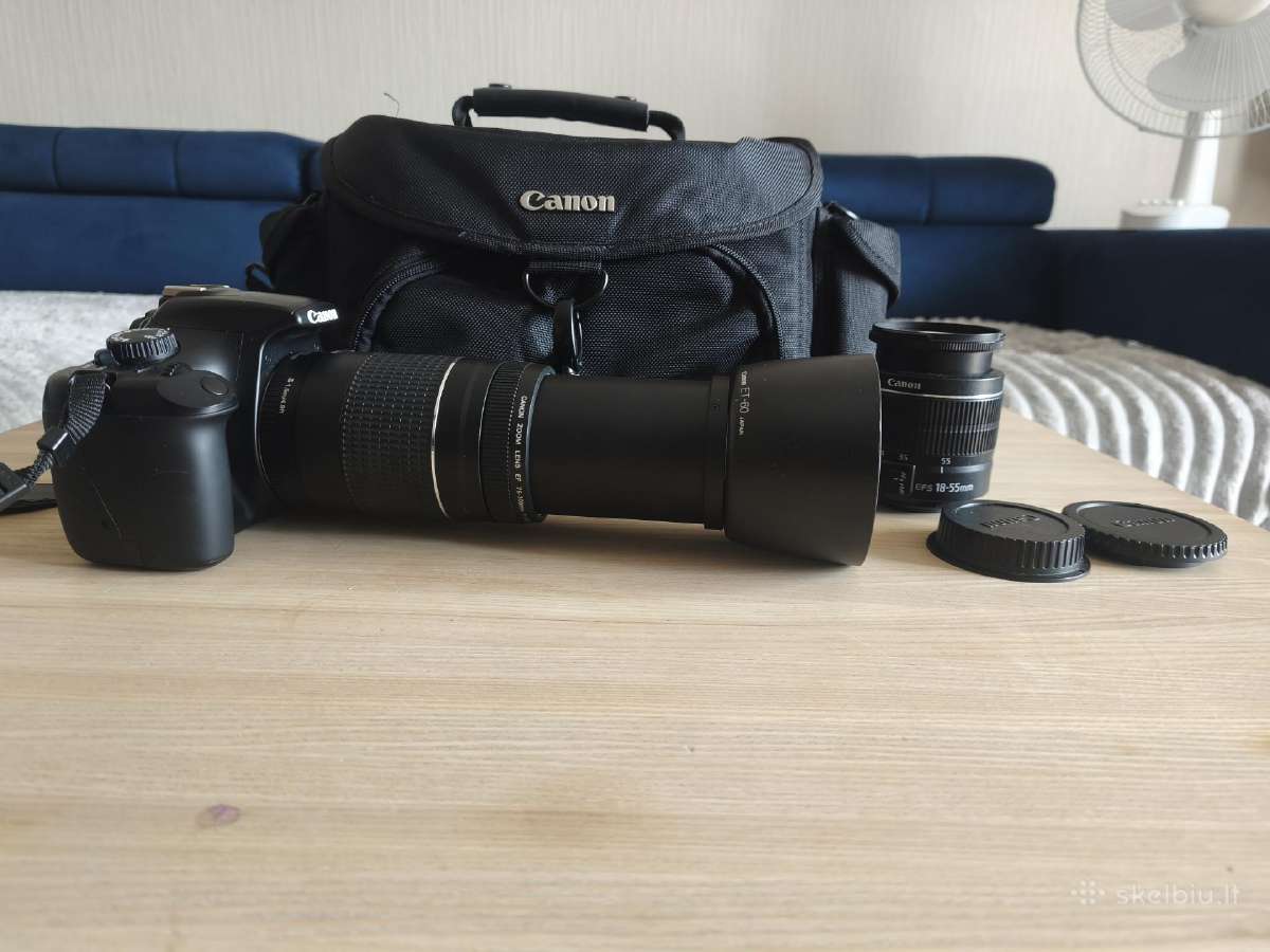 Canon EOS 1100d fotoaparatas plius du objektyvai - nuotraukos Nr. 5