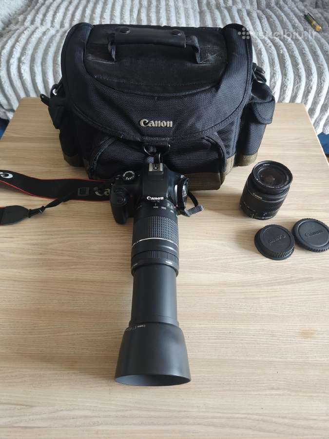 Canon EOS 1100d fotoaparatas plius du objektyvai - nuotraukos Nr. 8