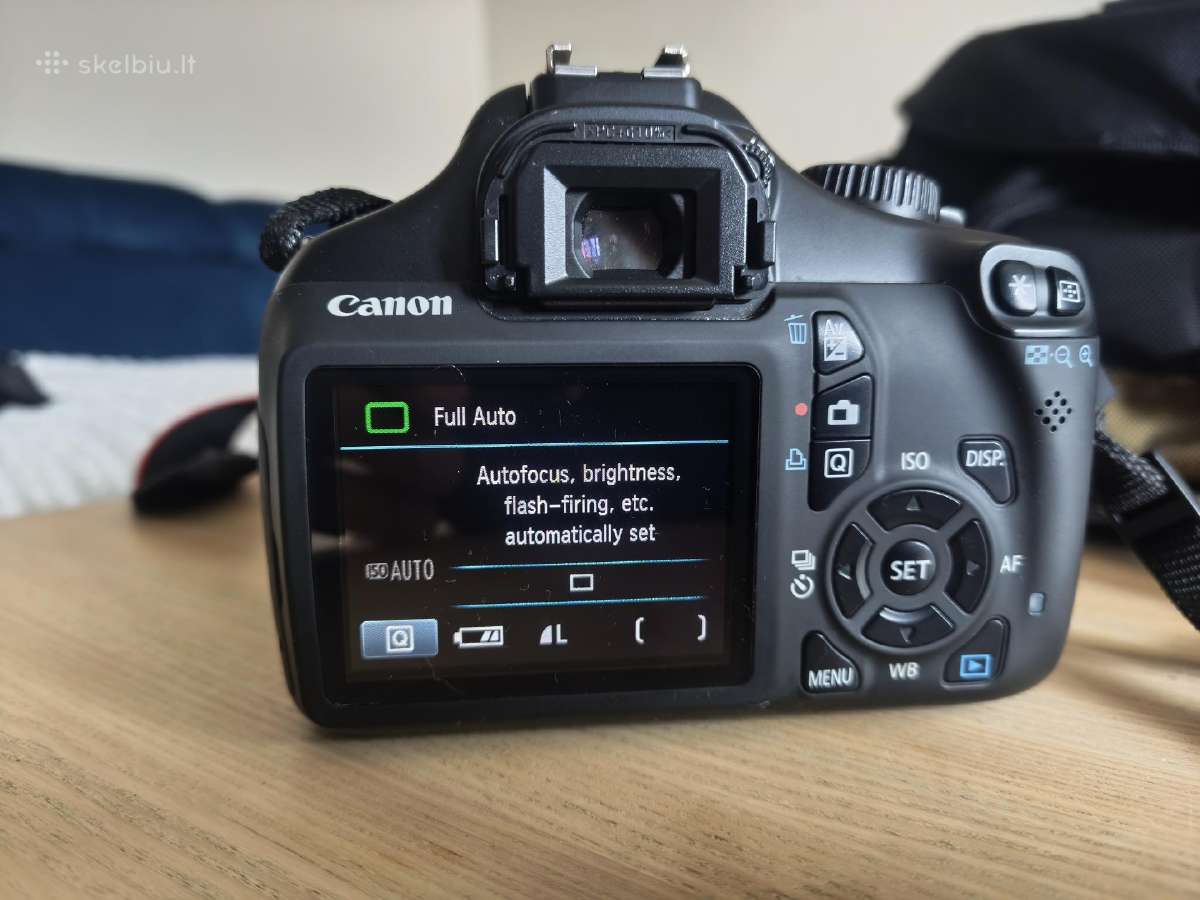 Canon EOS 1100d fotoaparatas plius du objektyvai - nuotraukos Nr. 9