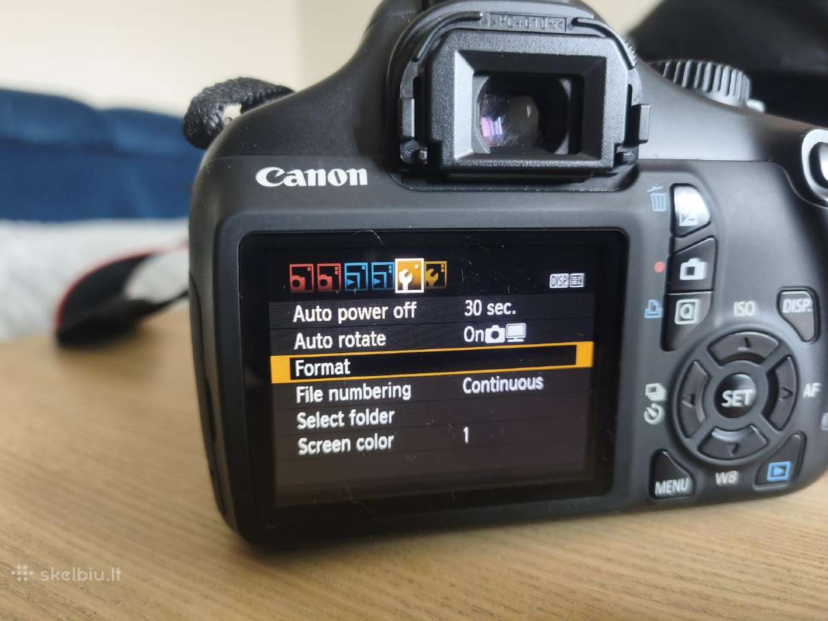 Canon EOS 1100d fotoaparatas plius du objektyvai - nuotraukos Nr. 10