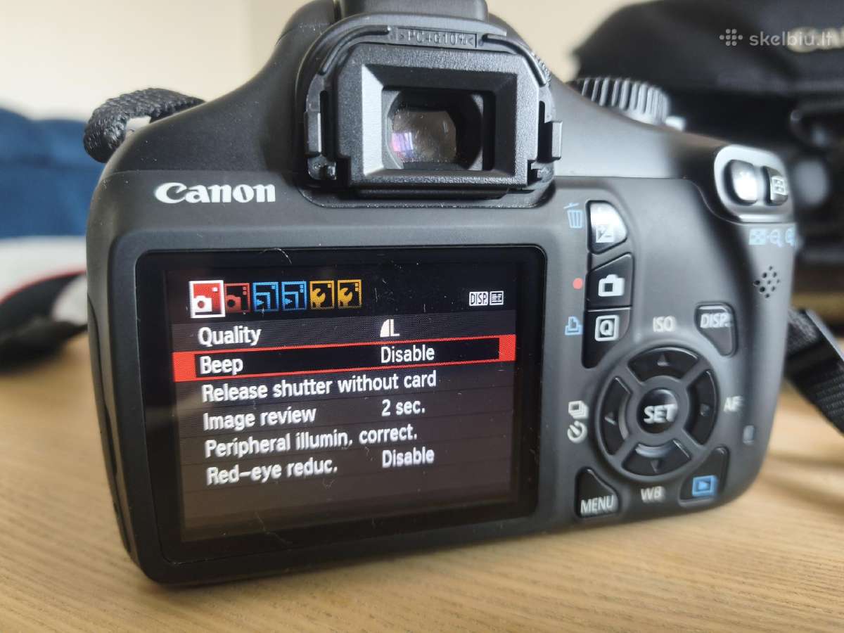 Canon EOS 1100d fotoaparatas plius du objektyvai - nuotraukos Nr. 13