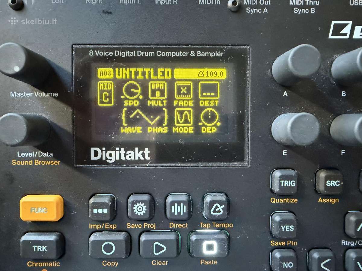 Elektron Digitakt - nuotraukos Nr. 2