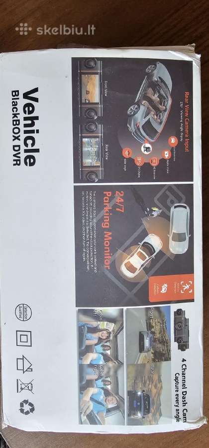 Parduodu Vehicle Blackbox Dvr four channel - nuotraukos Nr. 4