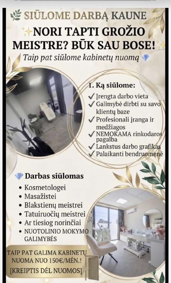 Nuomojamos šviesios ir tvarkingos patalpos - nuotraukos Nr. 14