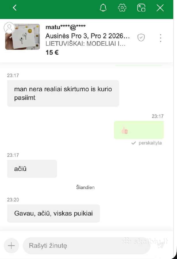 Ausinės Pro 3, Pro 2 2026 1:1 Atsiliepimai, Akcija - nuotraukos Nr. 37