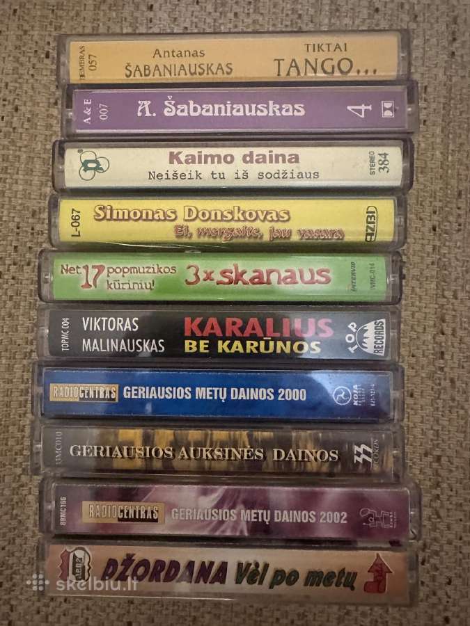 Lietuviškos muzikos kasetės - nuotraukos Nr. 3