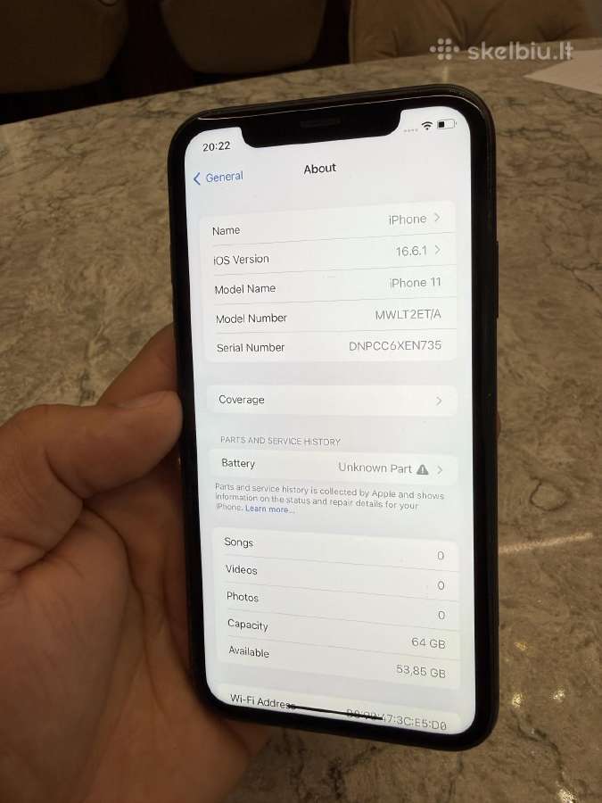 iPhone 11, 64gb 100% nauja baterija - nuotraukos Nr. 3