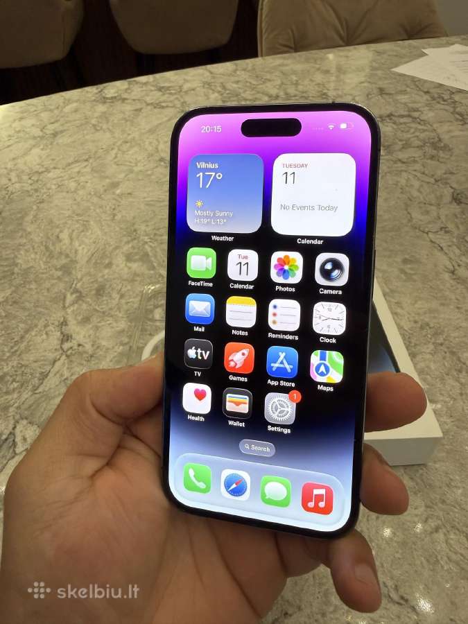 iPhone 14 pro, 128gb 100% - nuotraukos Nr. 2