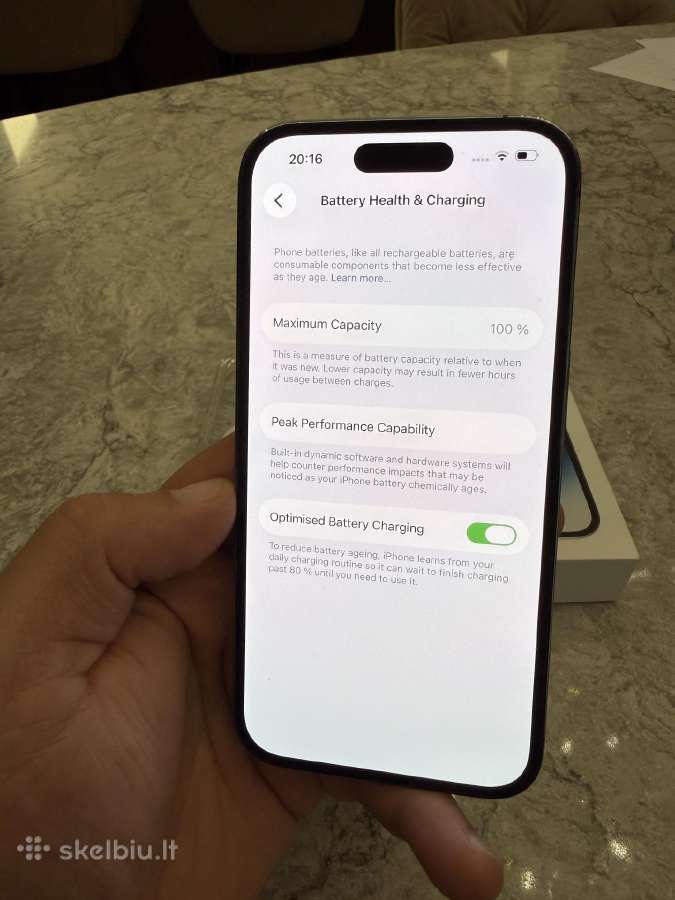 iPhone 14 pro, 128gb 100% - nuotraukos Nr. 3